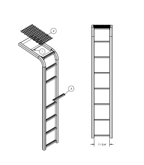 WELDMENT LADDER 12